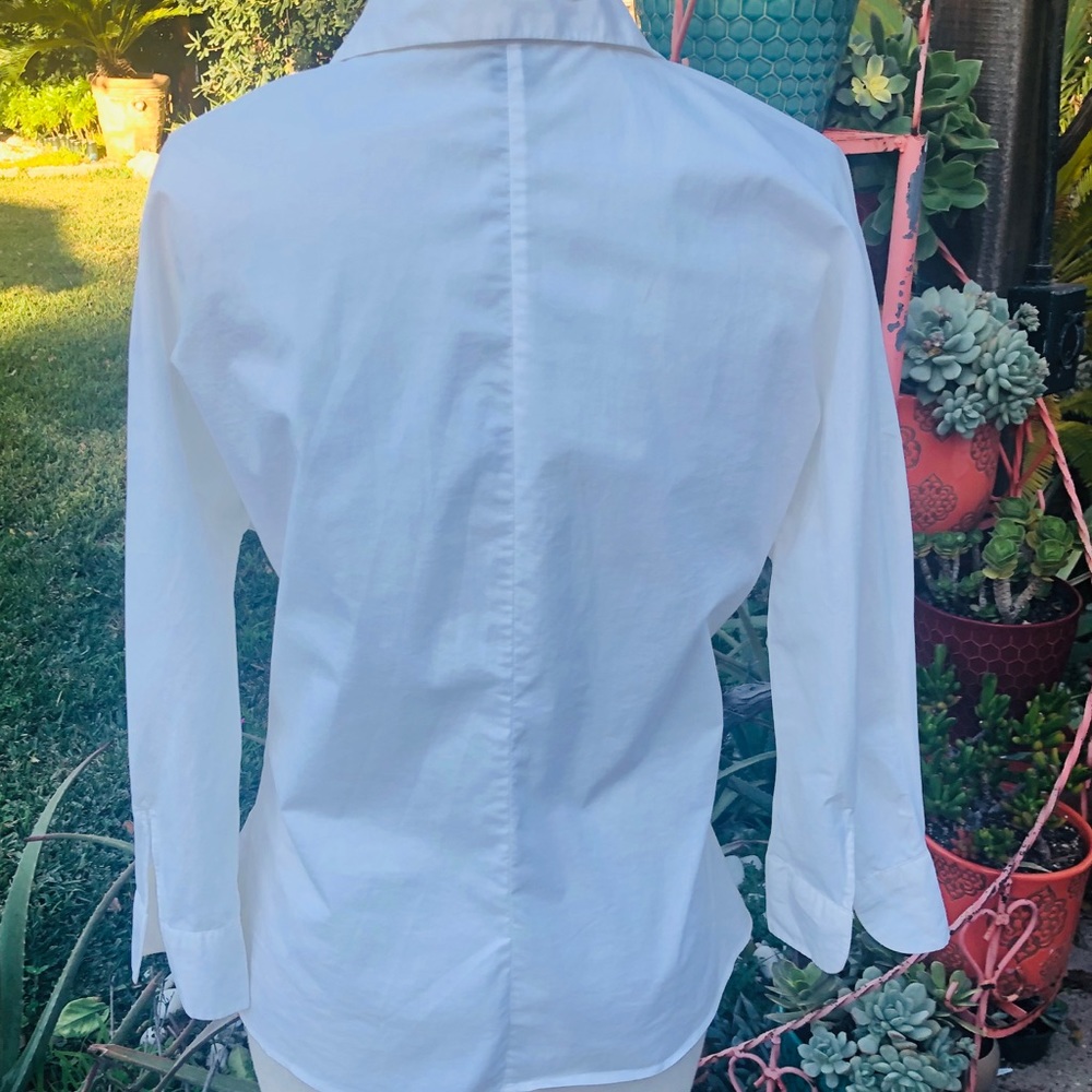 Button Down White Top - image 2